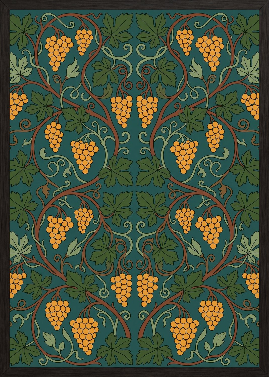 Poster in black frame