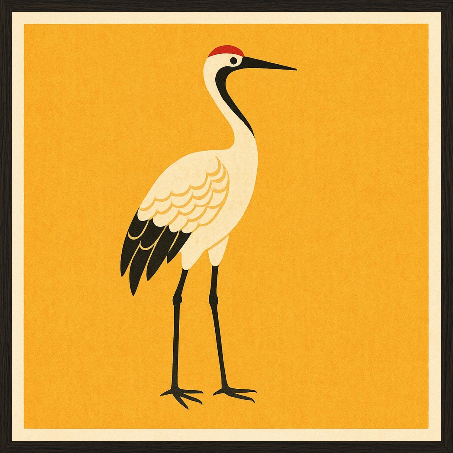 Poster in black frame