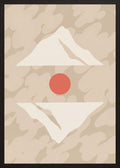 Poster in oak frame