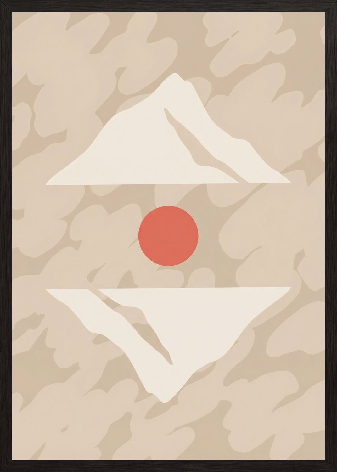 Poster in oak frame