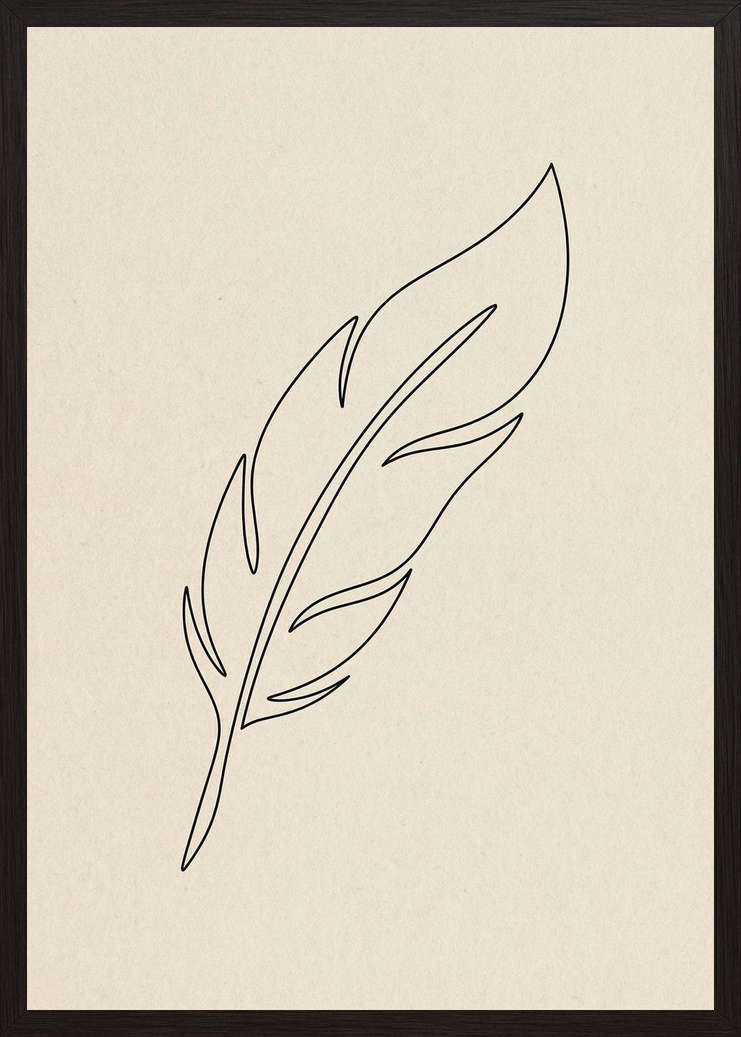 Poster in black frame