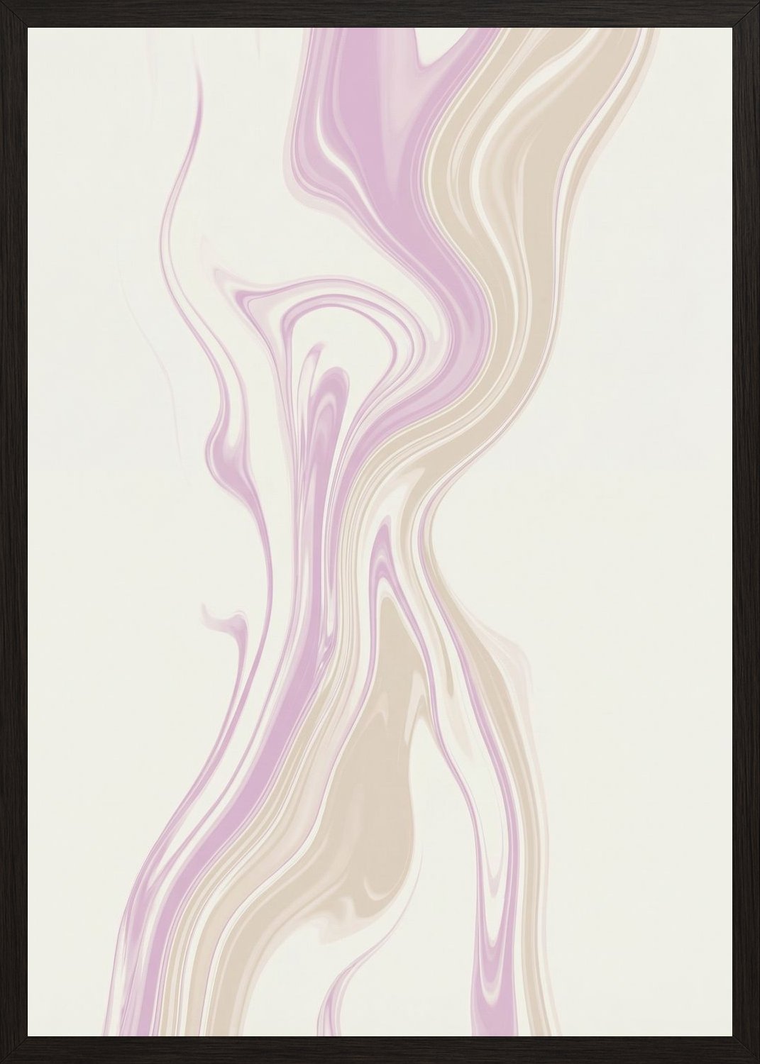 Poster in black frame