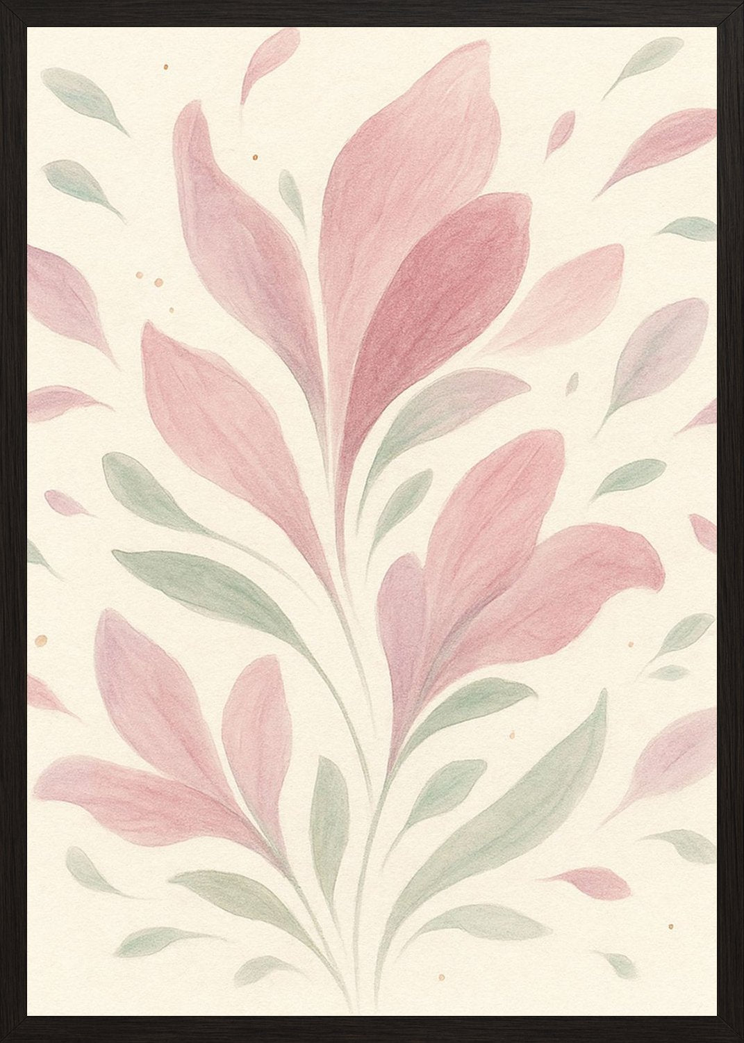 Poster in black frame