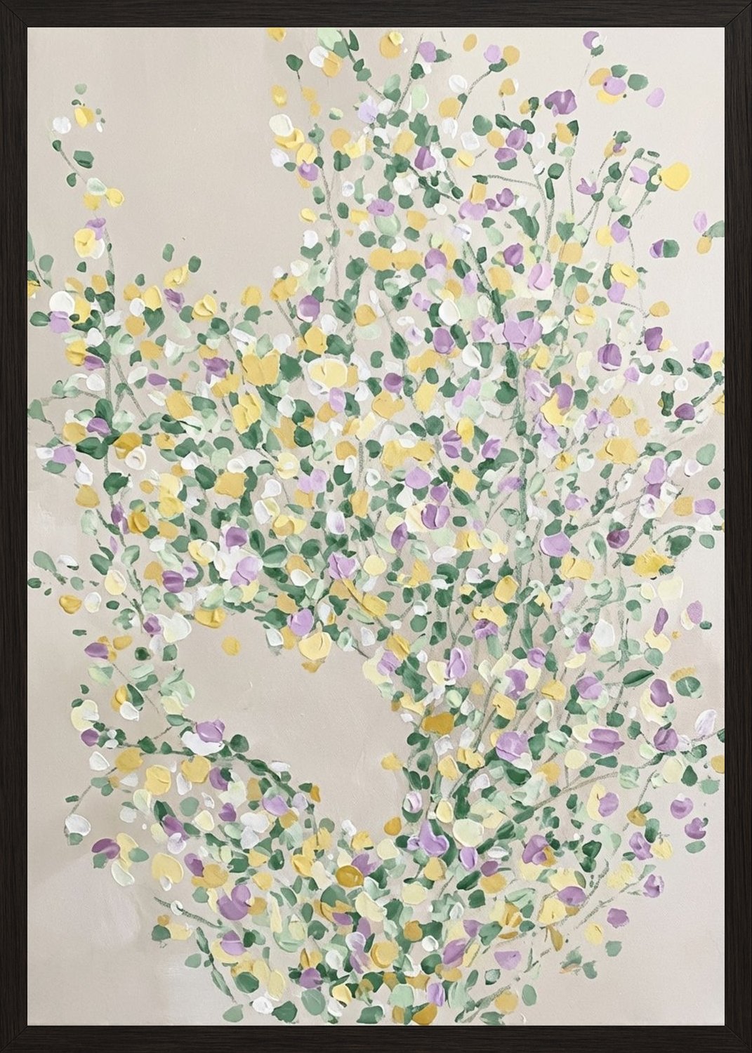 Poster in black frame