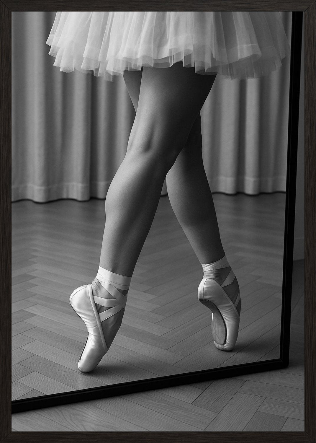 Poster in black frame