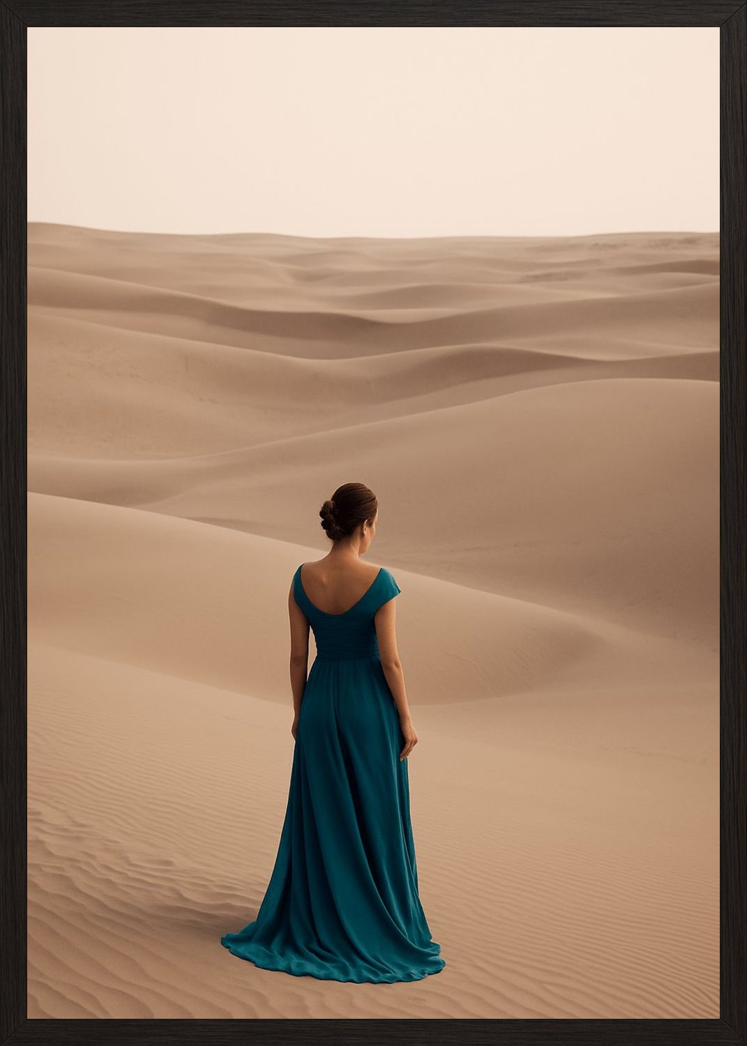 Poster in black frame