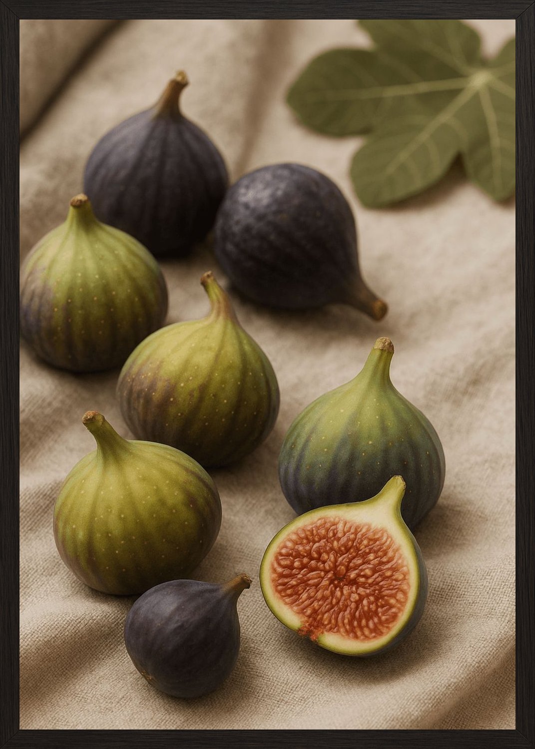 Poster in black frame