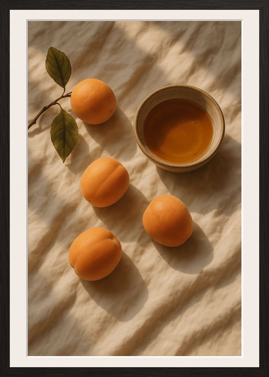 Poster in black frame