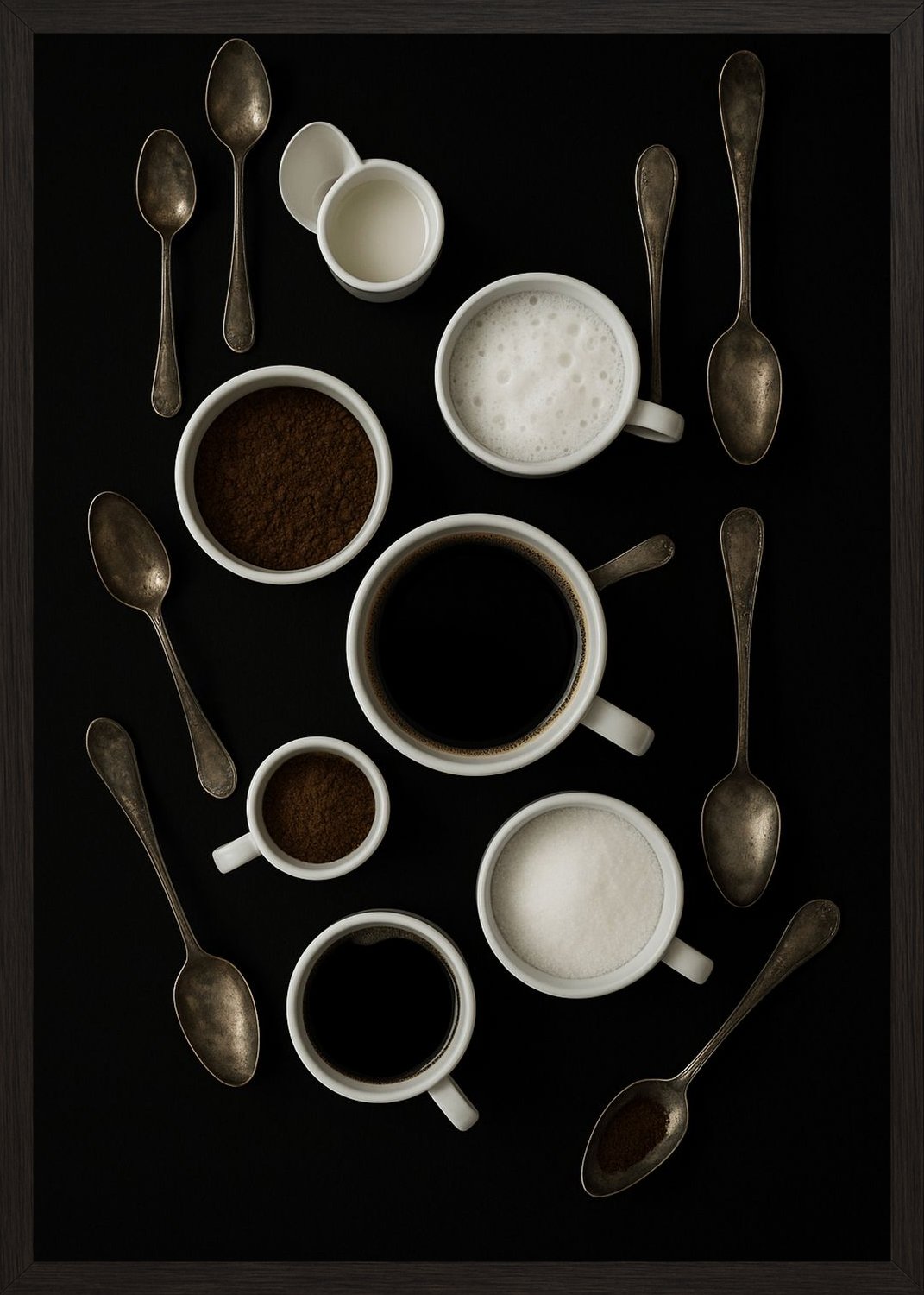 Poster in black frame