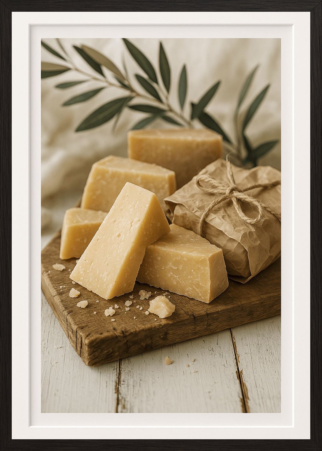 Poster in black frame