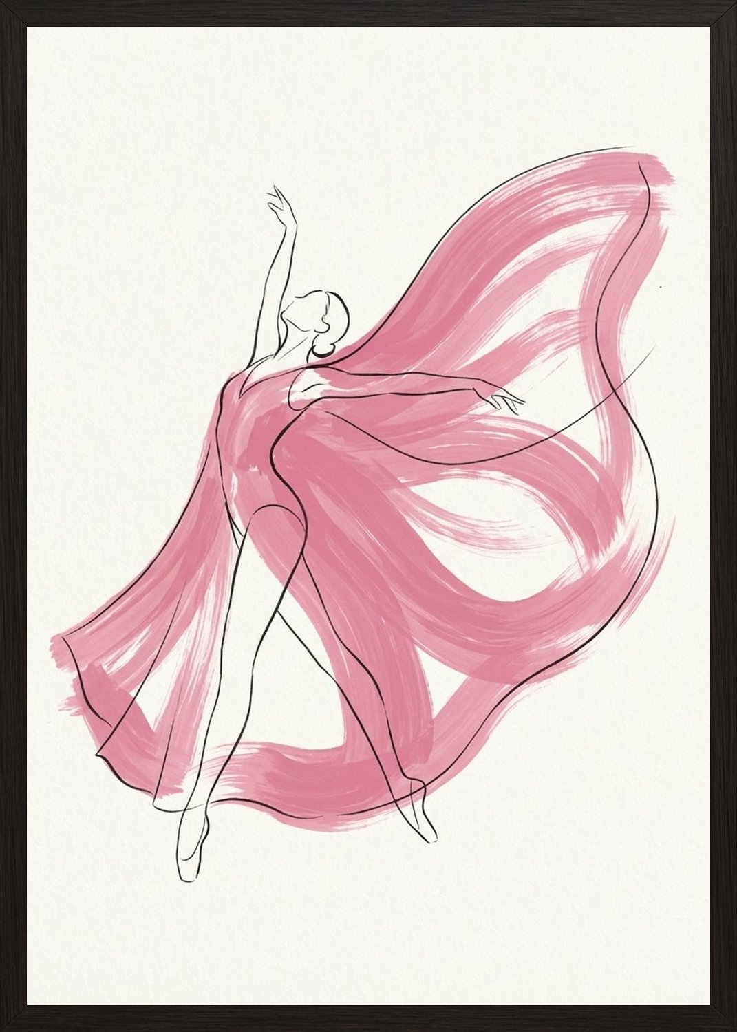 Poster in black frame