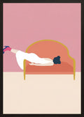 Poster in black frame