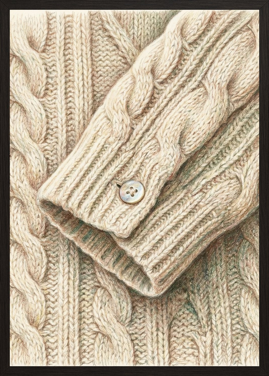 Poster in black frame