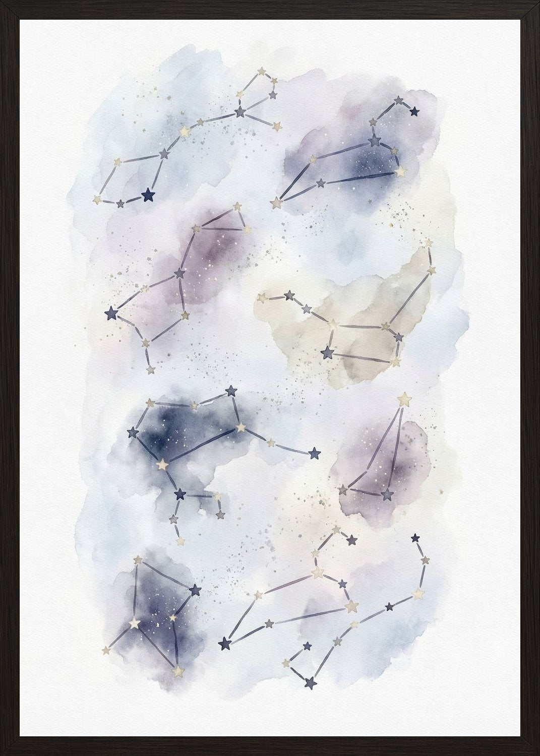 Poster in black frame