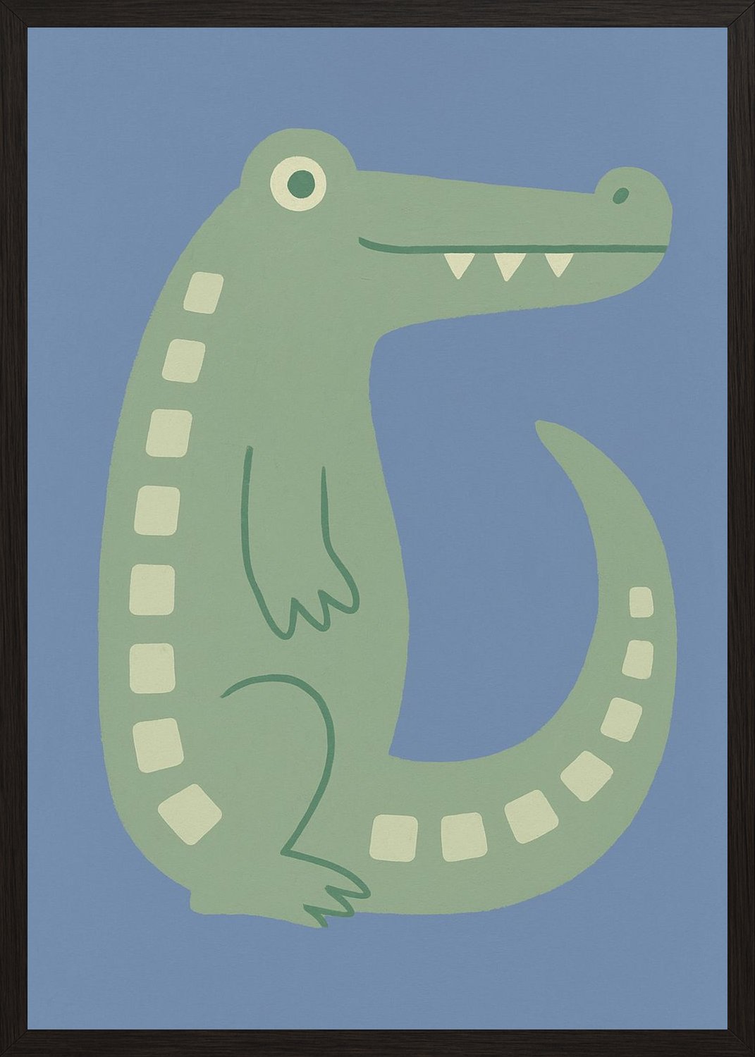 Poster in black frame