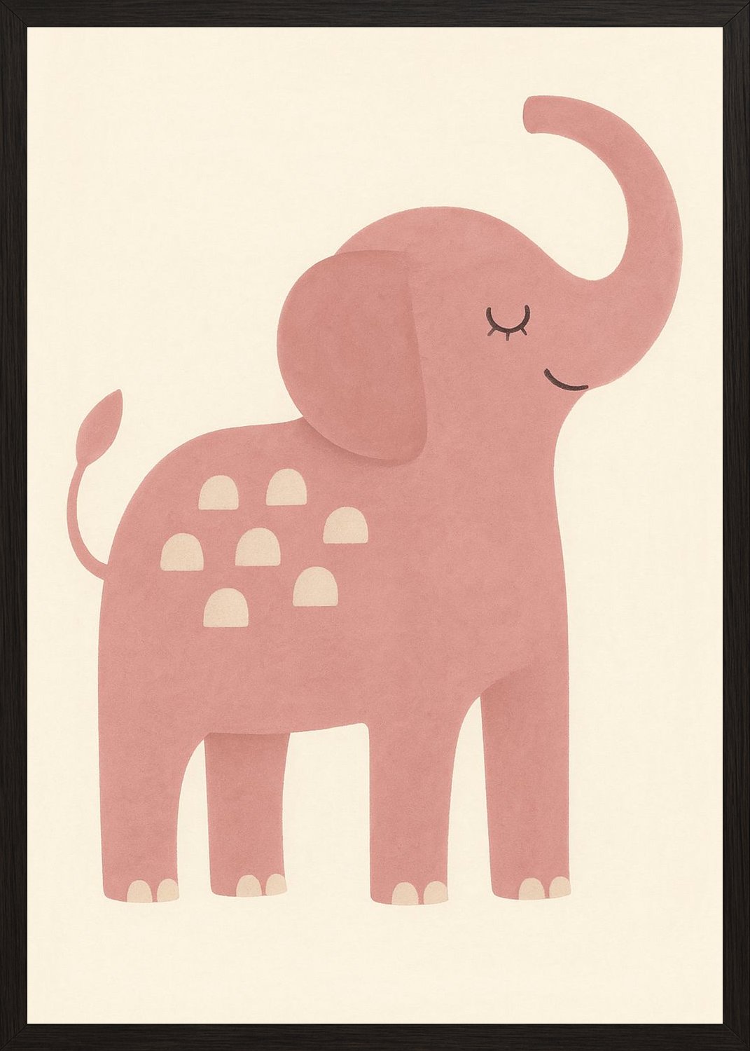 Poster in black frame