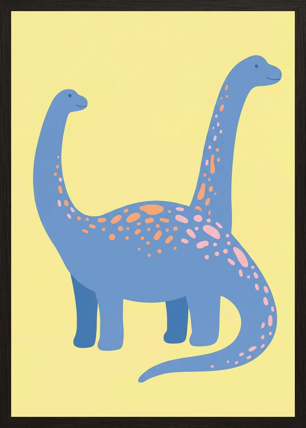 Poster in black frame