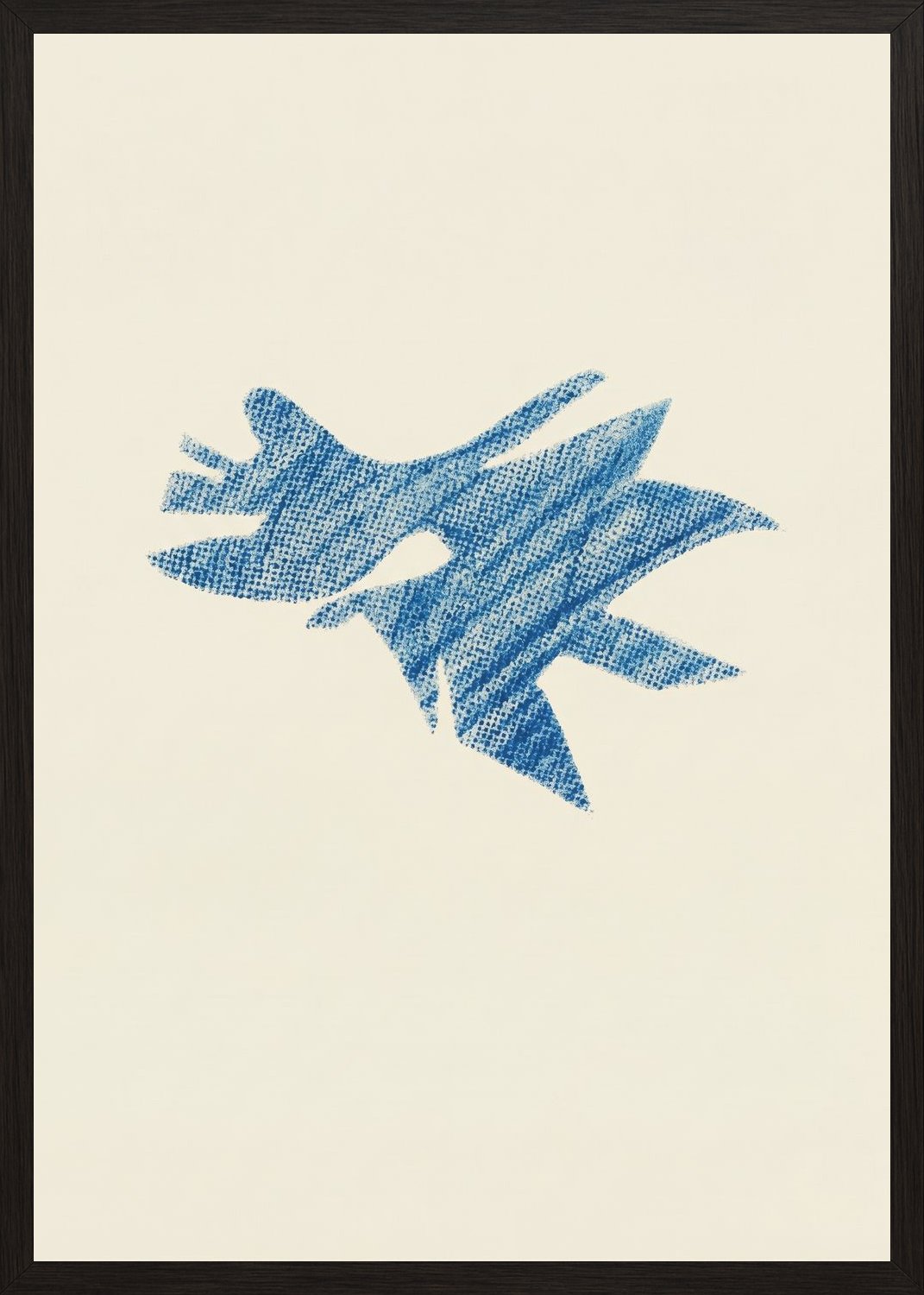 Poster in black frame