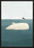 Poster in black frame