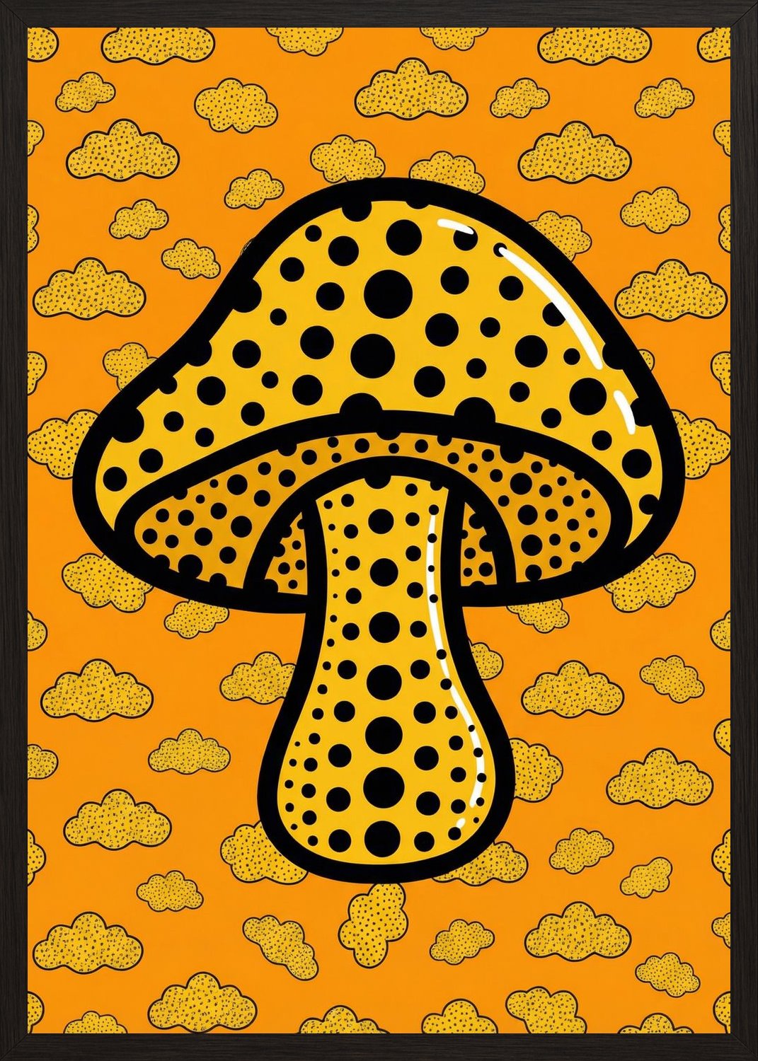 Poster in oak frame
