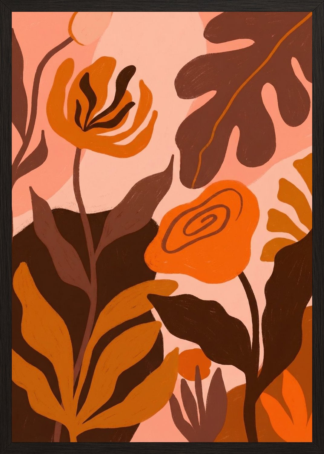 Poster in black frame