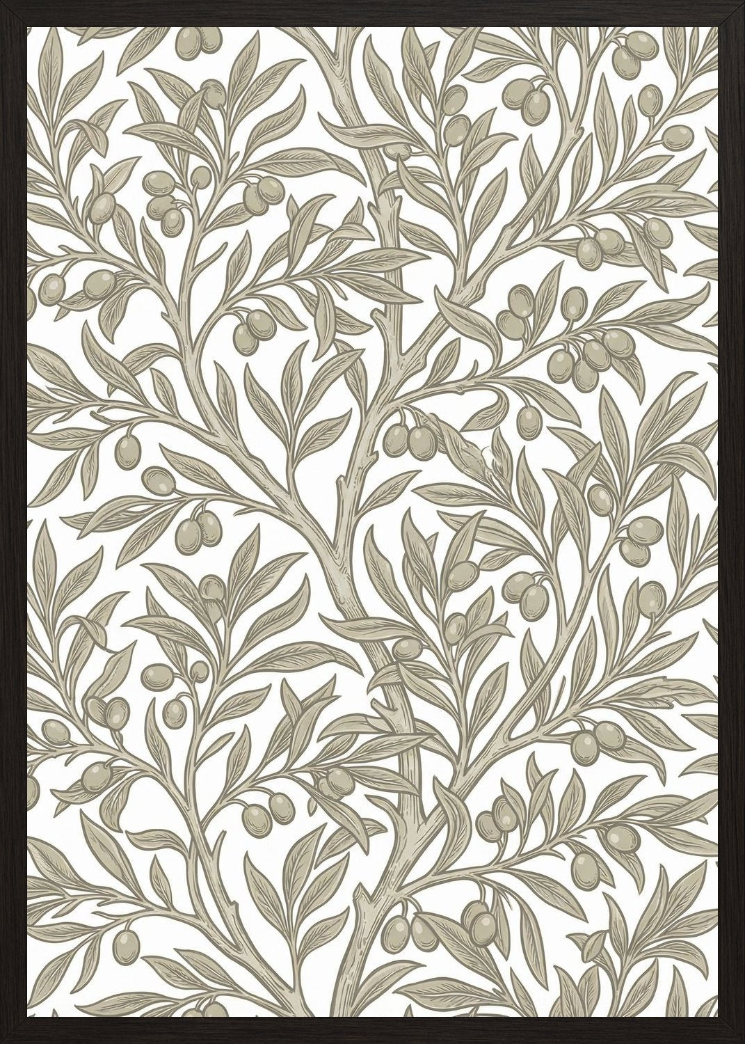 Poster in black frame