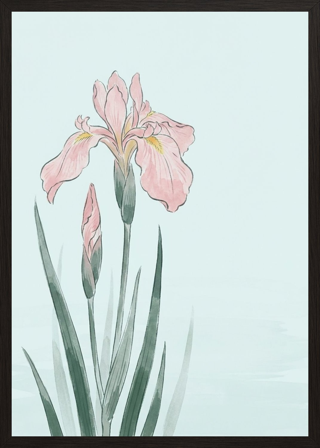 Poster in black frame