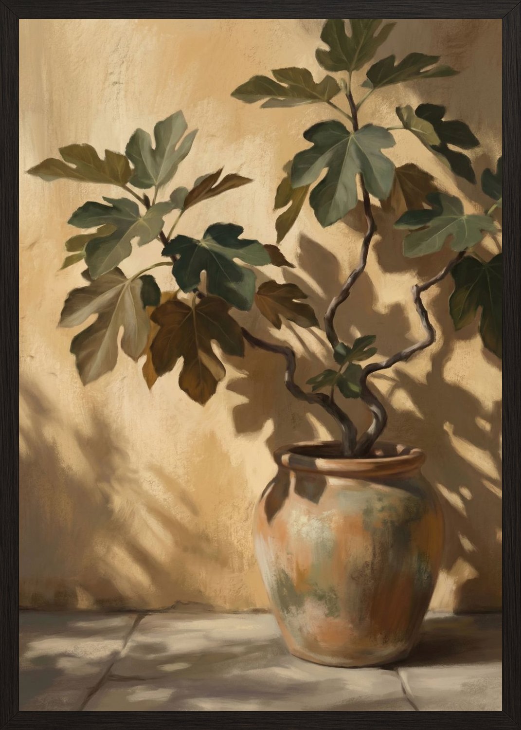 Poster in oak frame