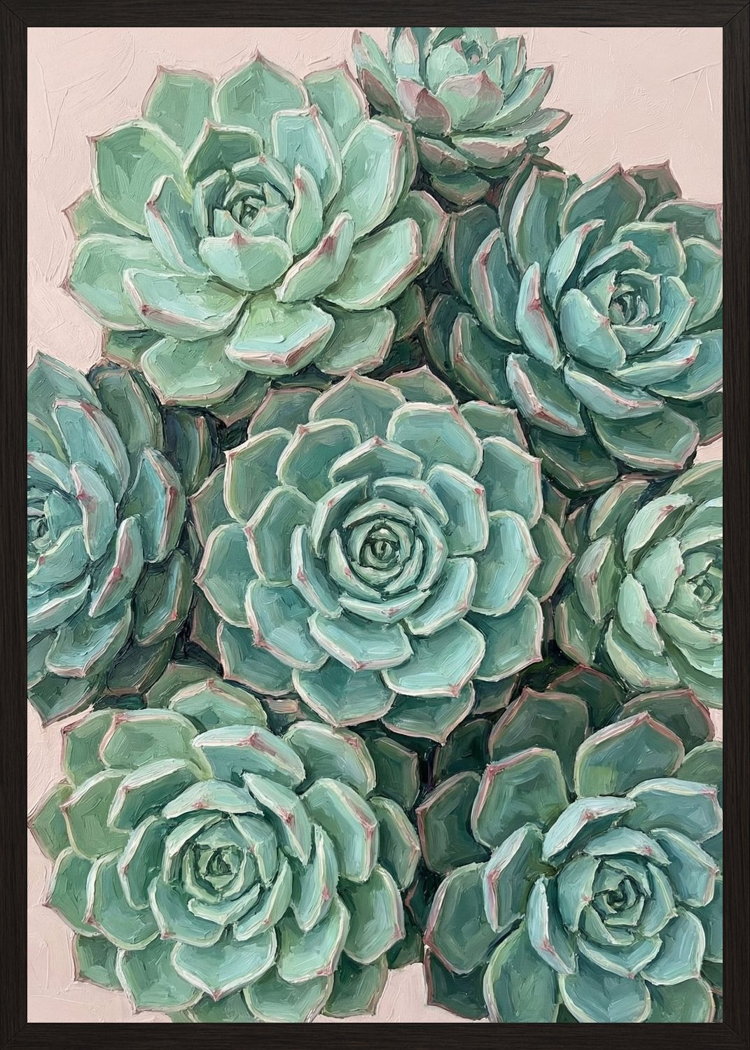 Poster in oak frame