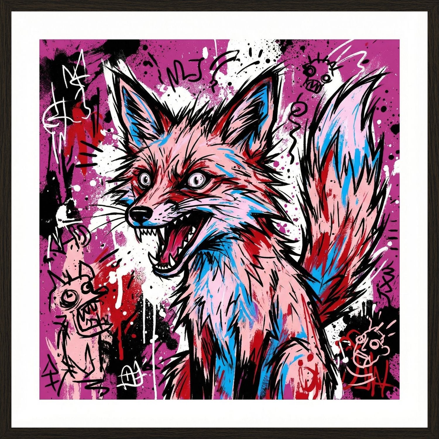 Poster in oak frame