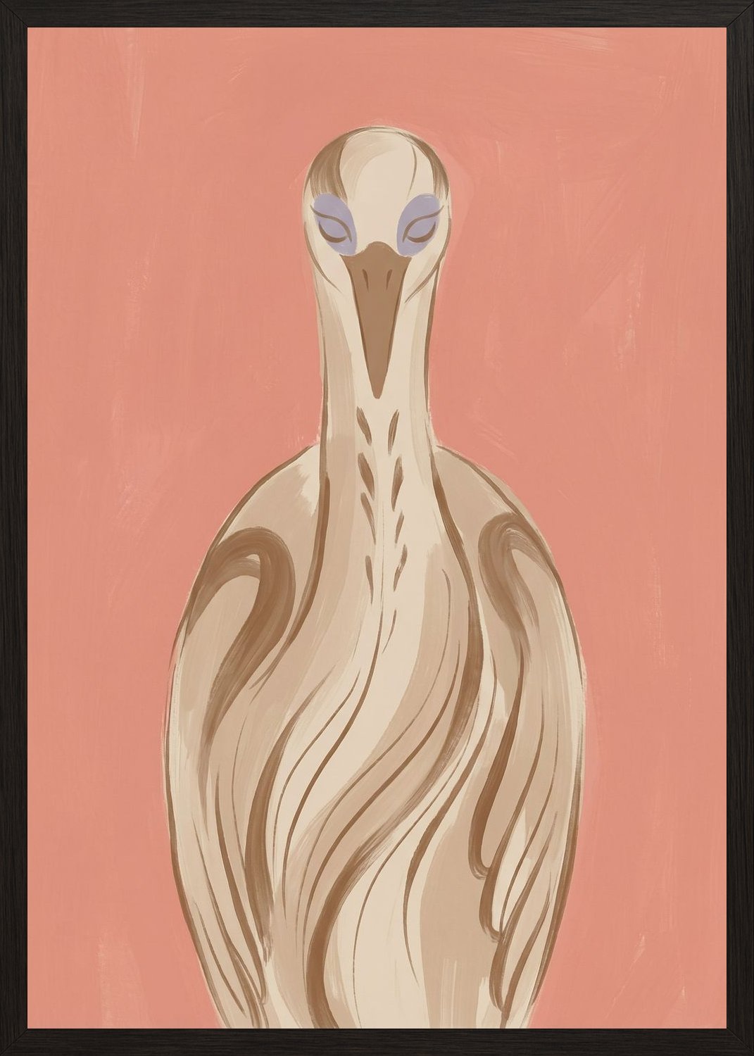 Poster in black frame