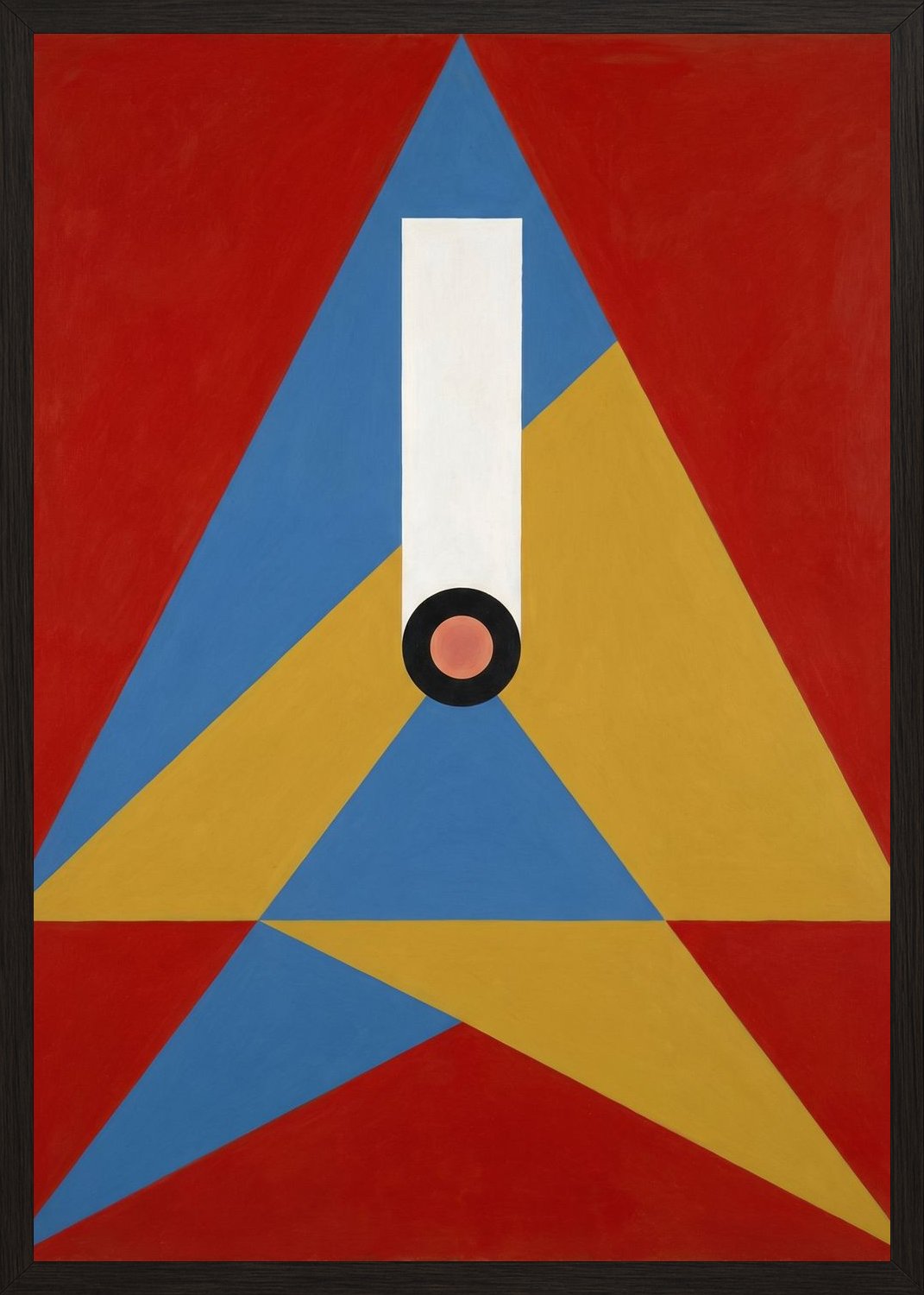 Poster in black frame