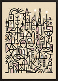 Poster in black frame