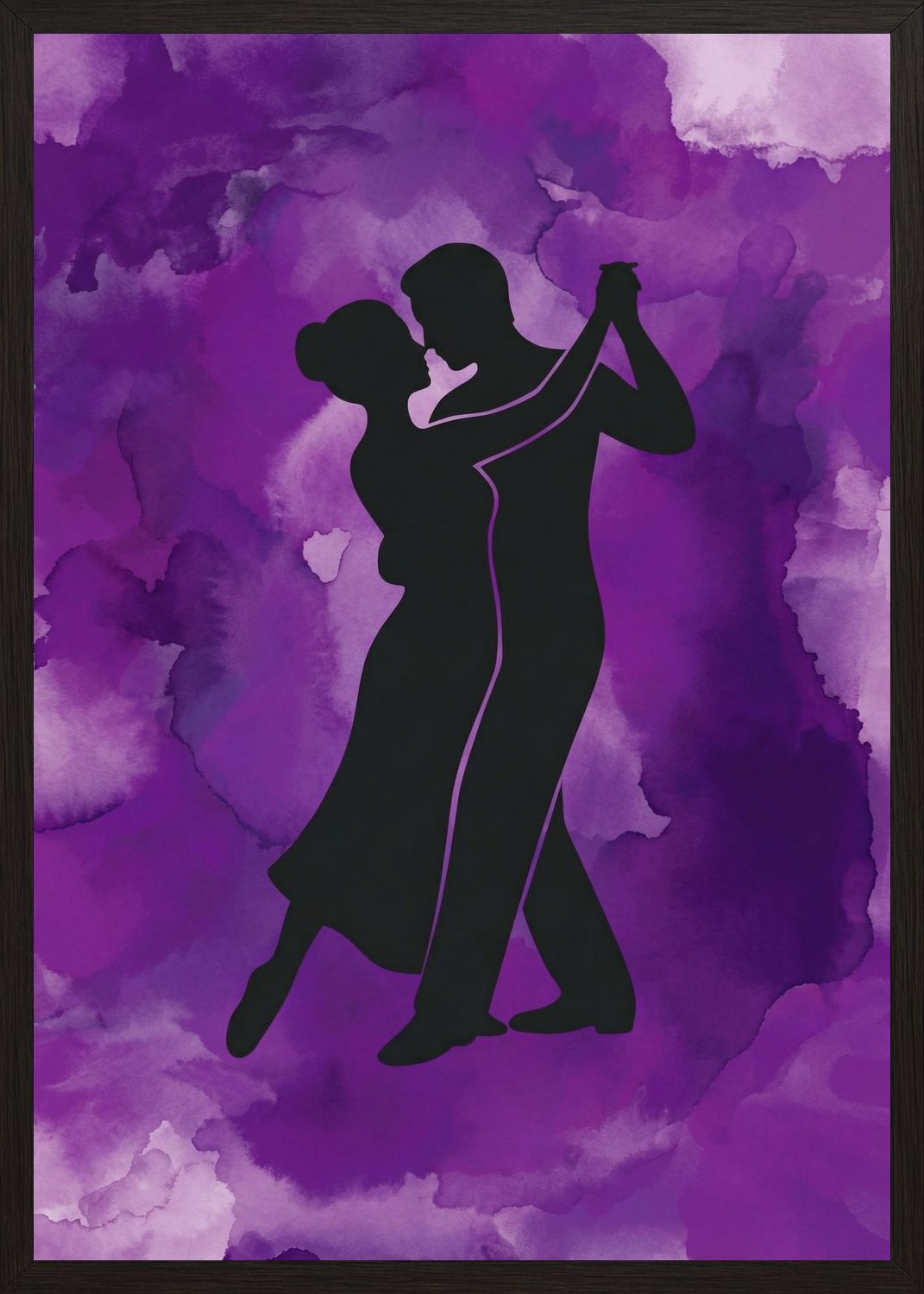 Poster in oak frame