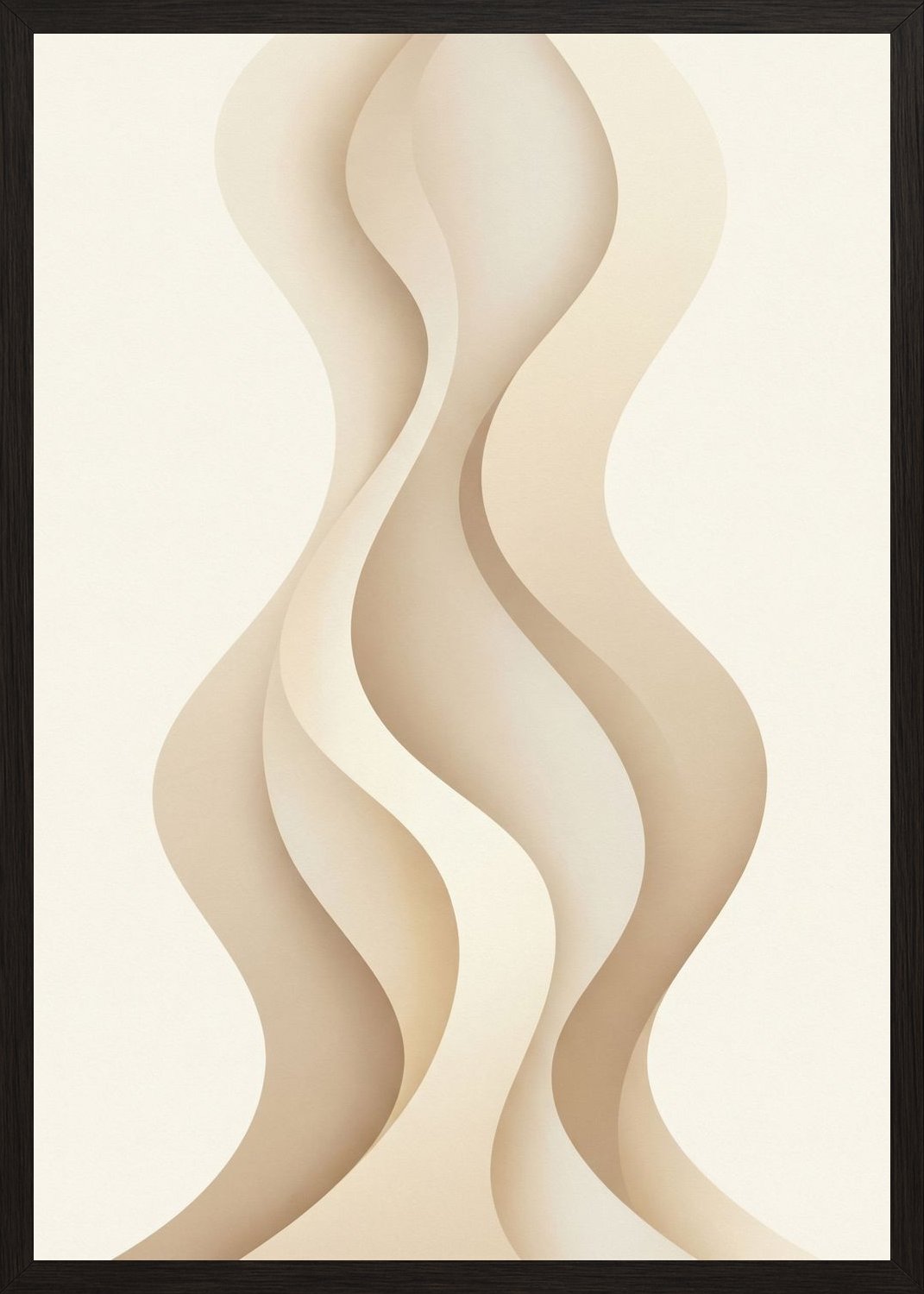 Poster in black frame