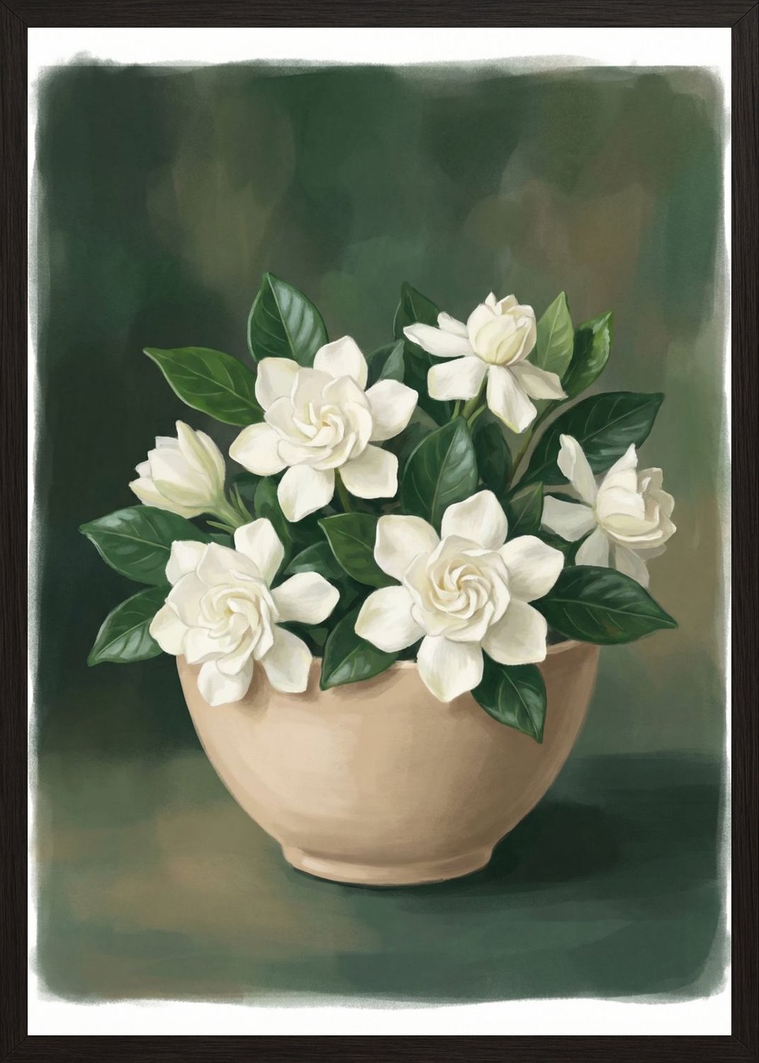 Poster in oak frame