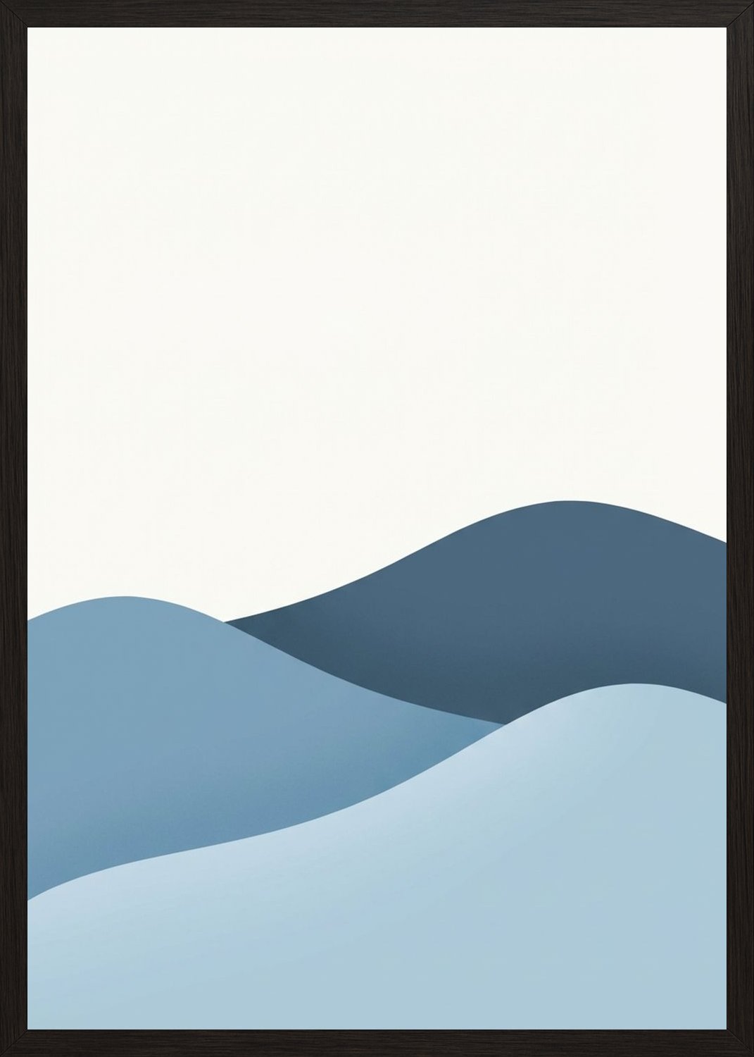 Poster in black frame