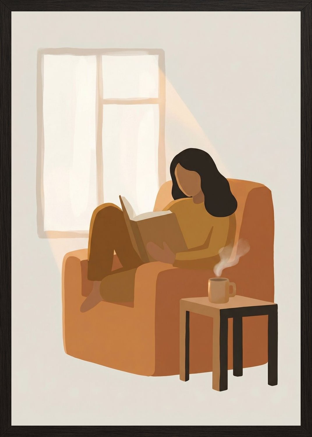 Poster in oak frame