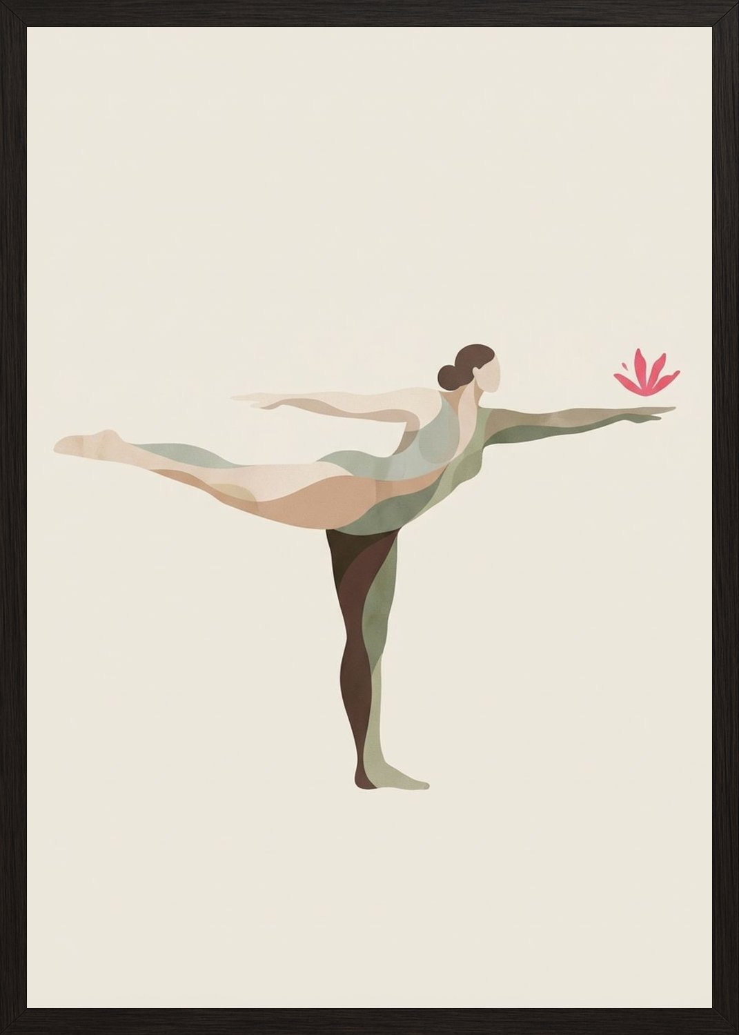 Poster in black frame