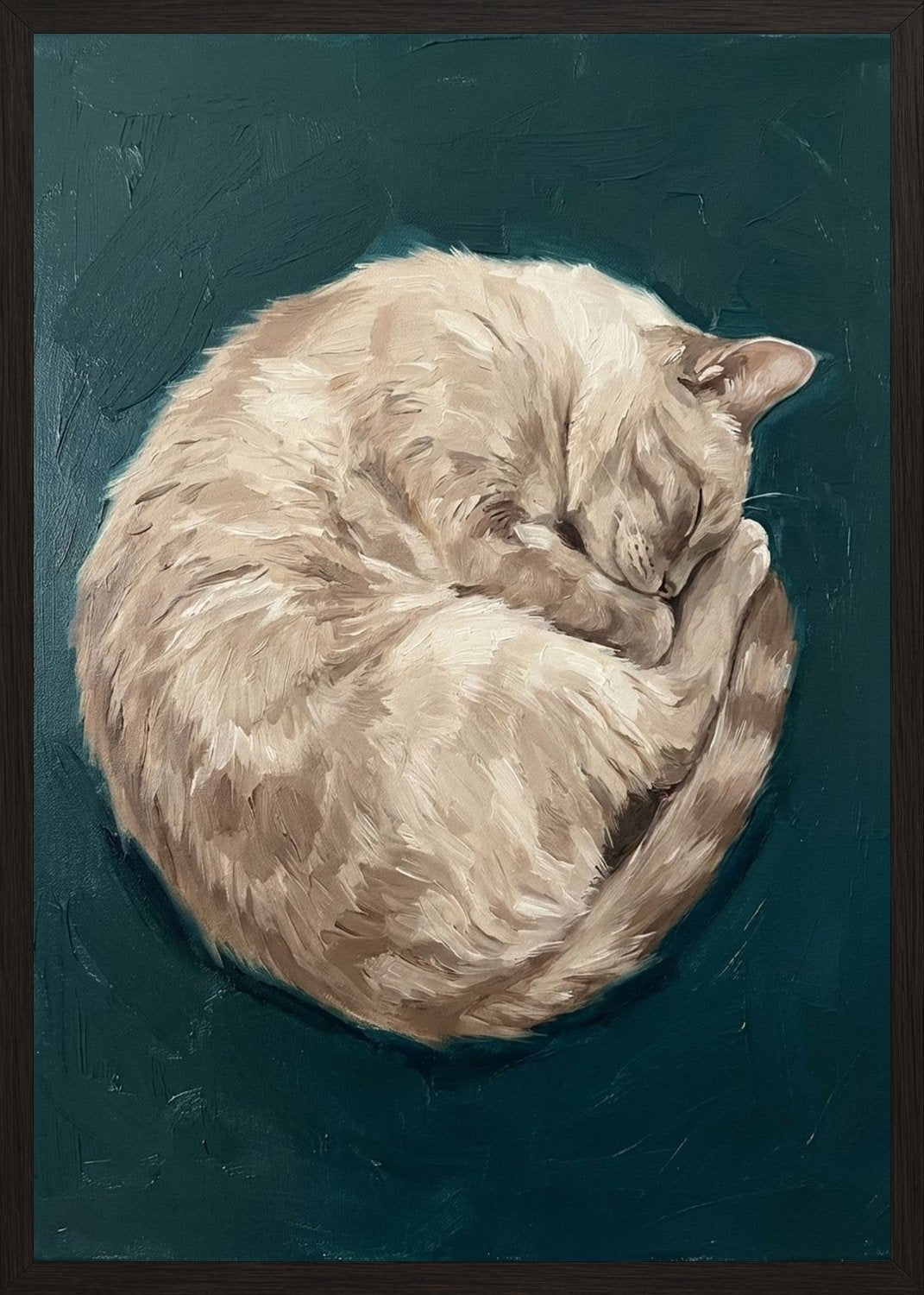 Poster in black frame
