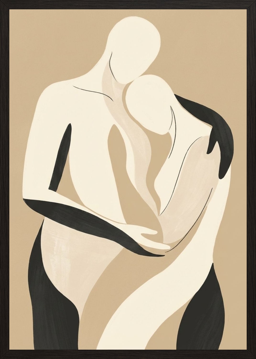 Poster in black frame