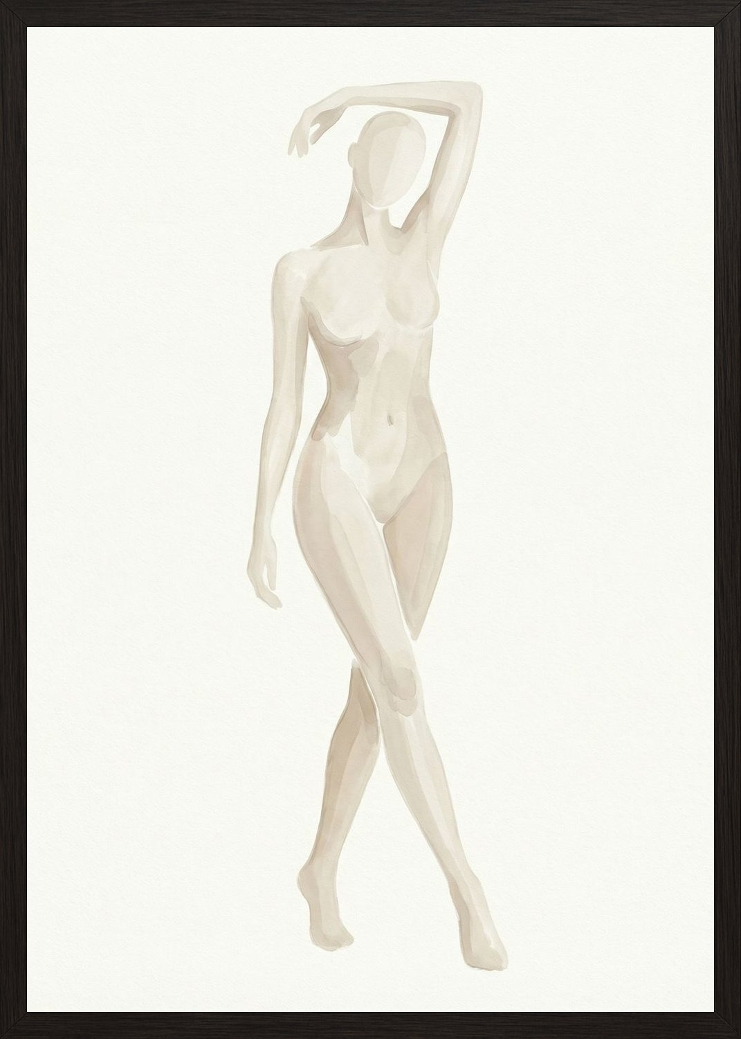 Poster in black frame