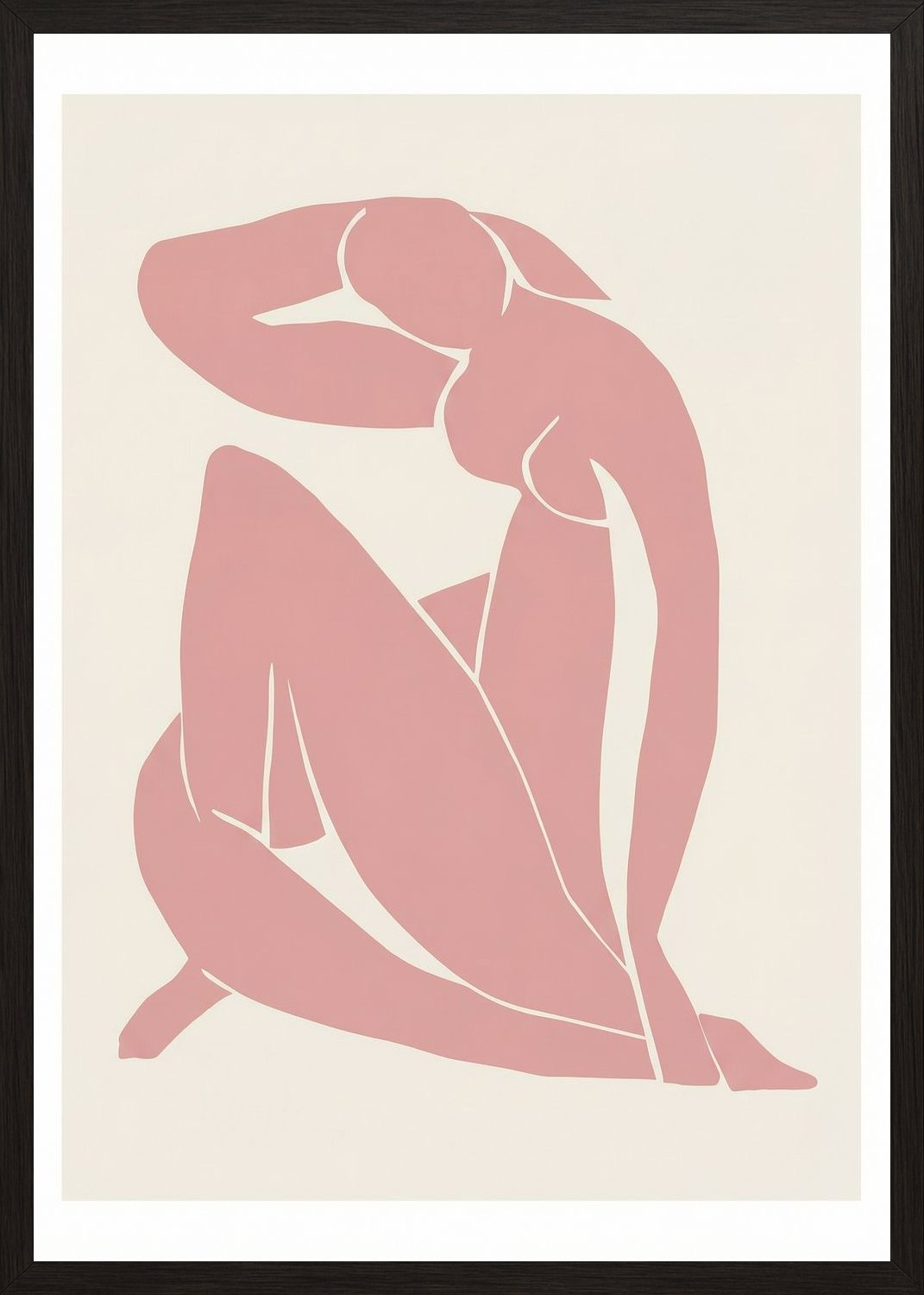 Poster in black frame