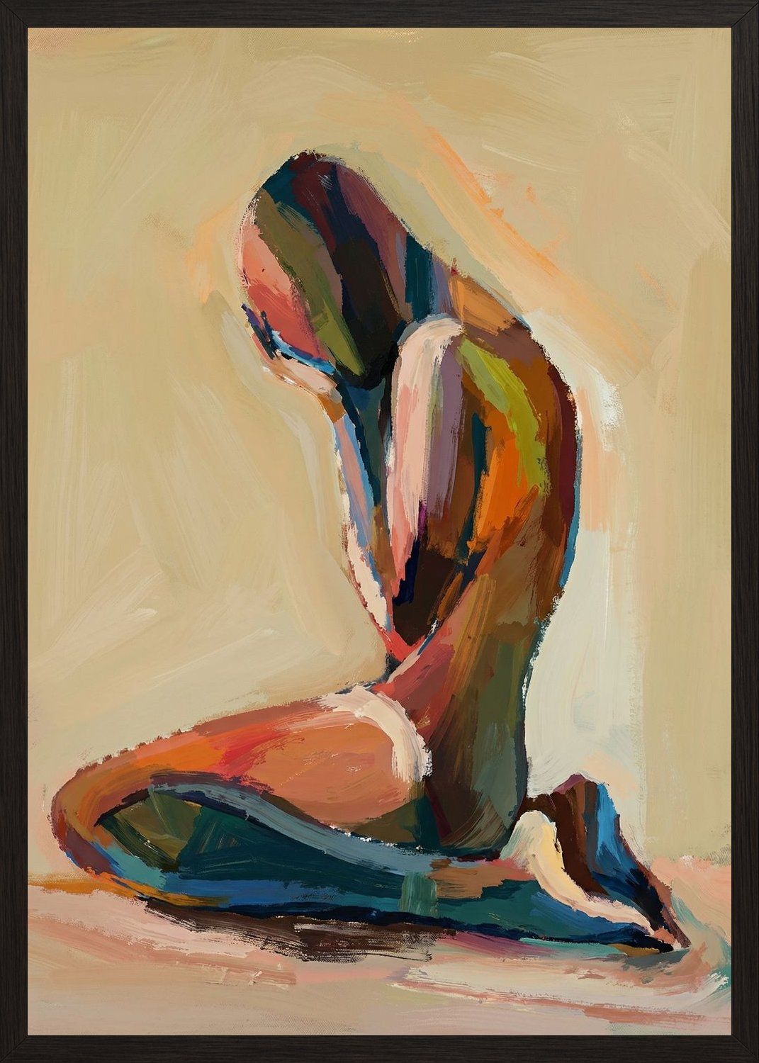 Poster in black frame