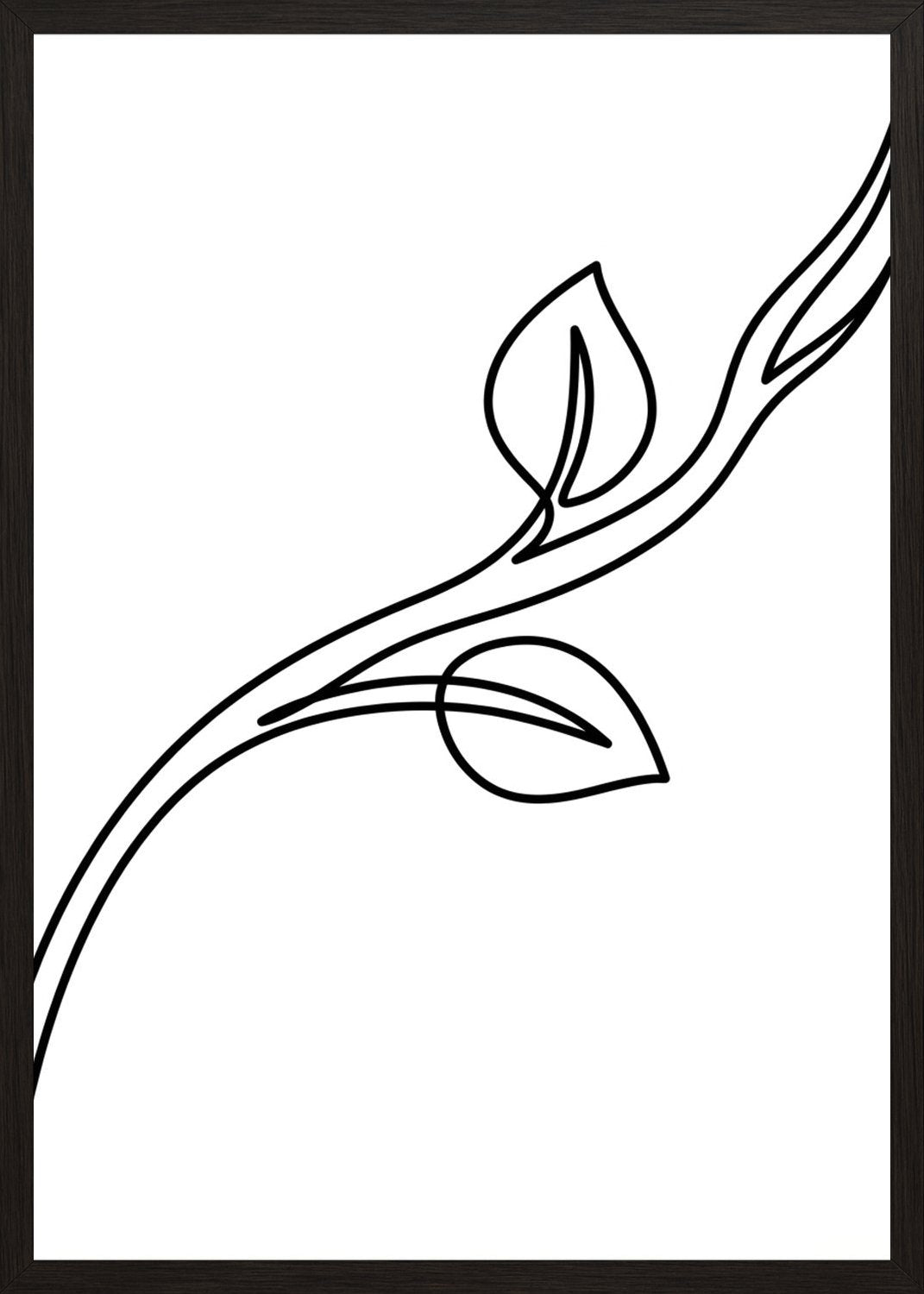 Poster in black frame