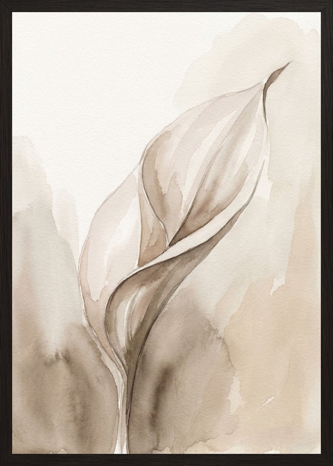 Poster in black frame