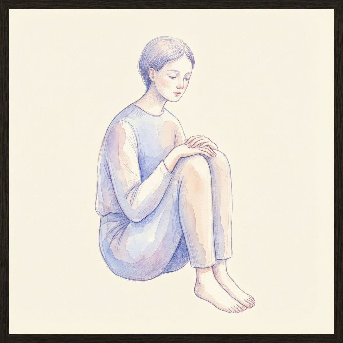 Poster in black frame