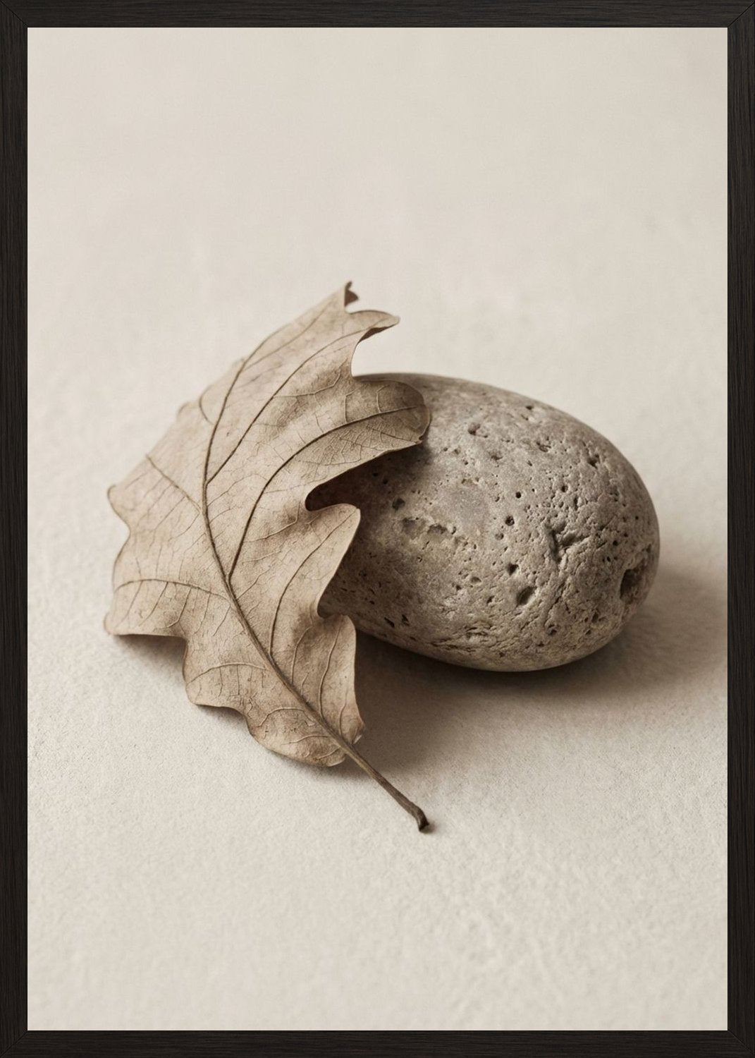 Poster in black frame