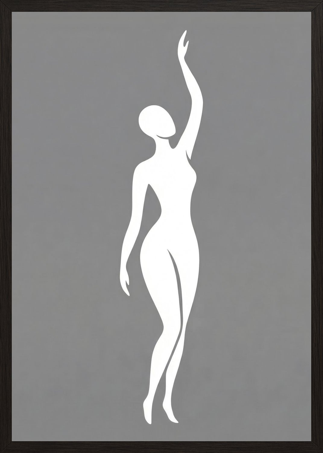 Poster in oak frame