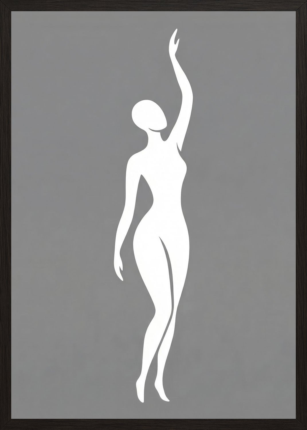 Poster in black frame